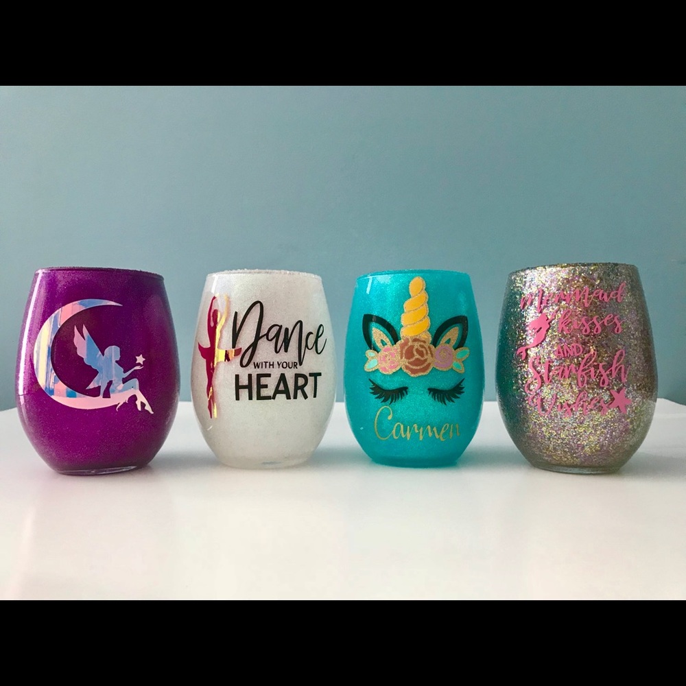 Glitter Make Up Brush Holders